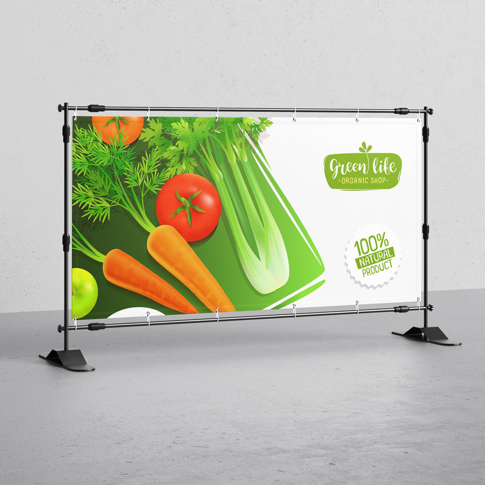 (1) 36'' x 60' Roll - Scrim Banner - 2'' Core