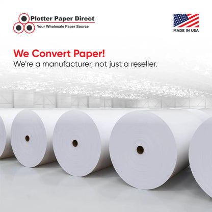 (2) 24'' x 300' Rolls - 20# Plotter Paper - 2'' Core