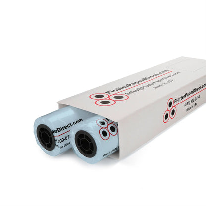 24'' x 150' Rolls - 20 lb Blue Tinted/Colored Bond Plotter Paper on 2'' Core (Pack of 2)
