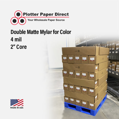(1) 24'' x 125' Roll - Double Matte Mylar for Color