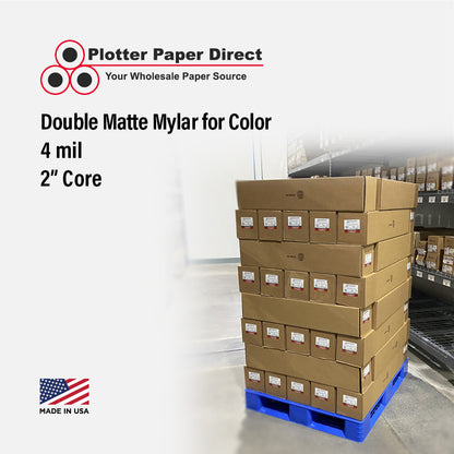 (1) 36'' x 125' Roll - Double Matte Mylar for Color