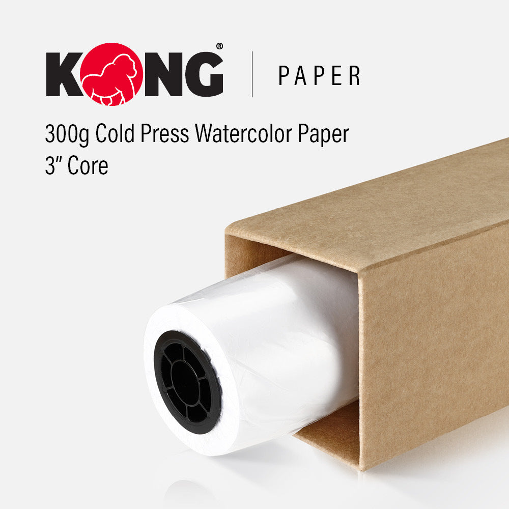 50'' x 50' Roll - 300G Watercolor Paper