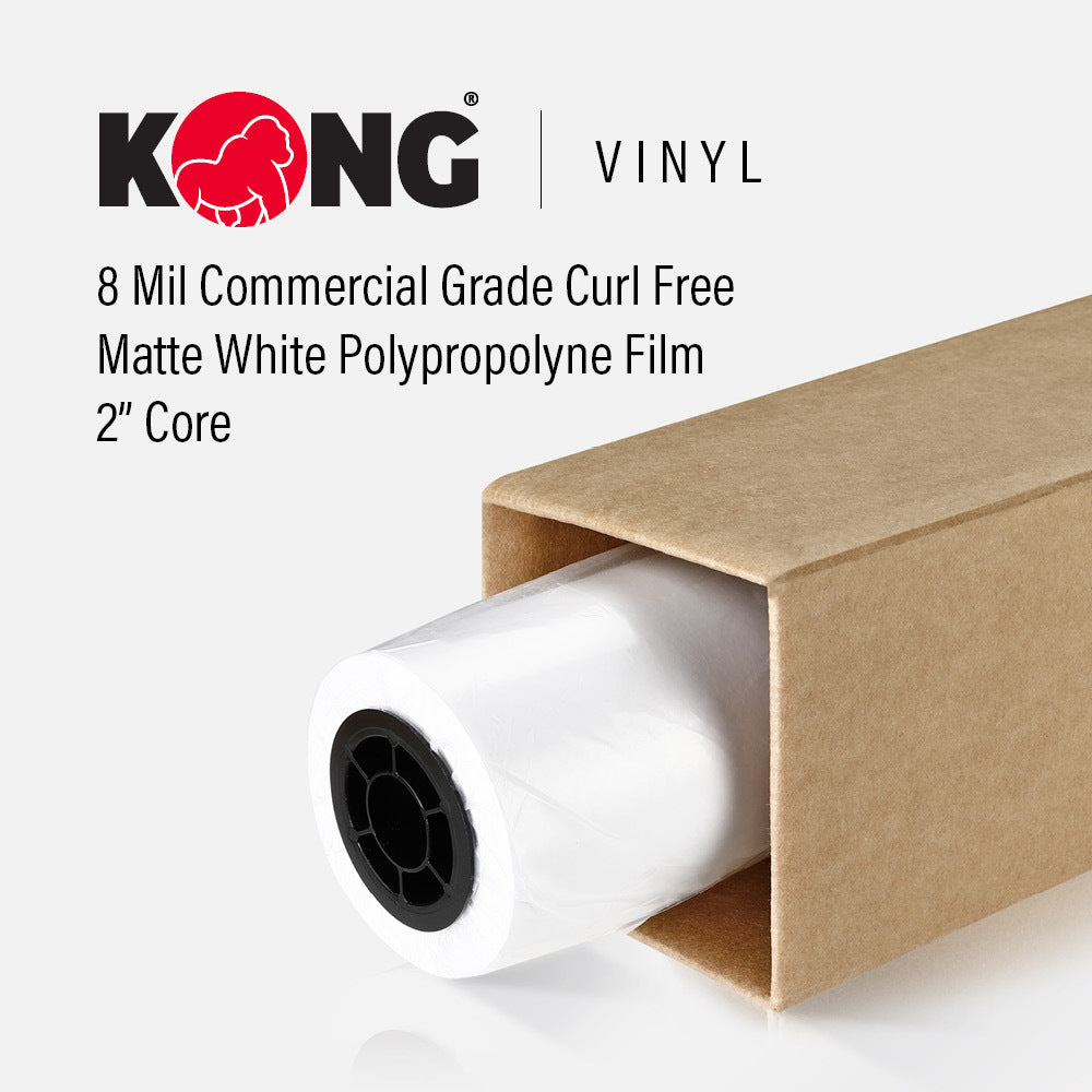 (1) 24'' X 100' Roll - Self Adhesive Poly Pro Matte - 2'' Core