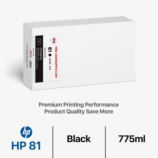 Black Ink Cartridge - Designjet 5000/5500 Dye