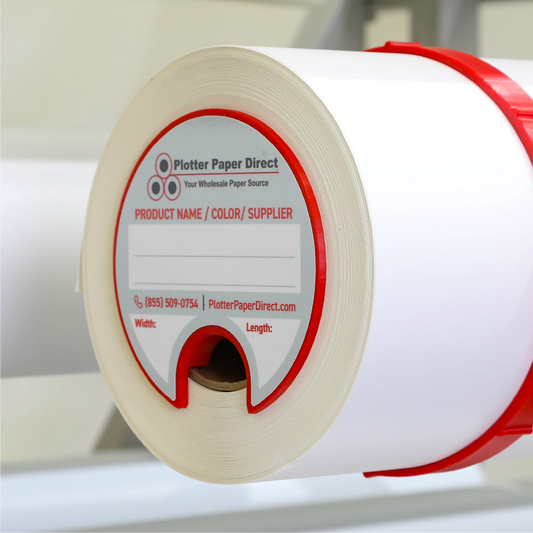 2" Core Rewritable Red Lid for Media Rolls