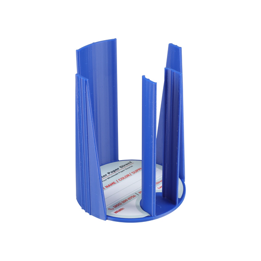 Blue Bench Organizer for 2" & 3" Core Media Roll Lids – Durable & Space-Saving