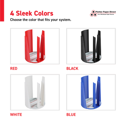 Blue Bench Organizer for 2" & 3" Core Media Roll Lids – Durable & Space-Saving