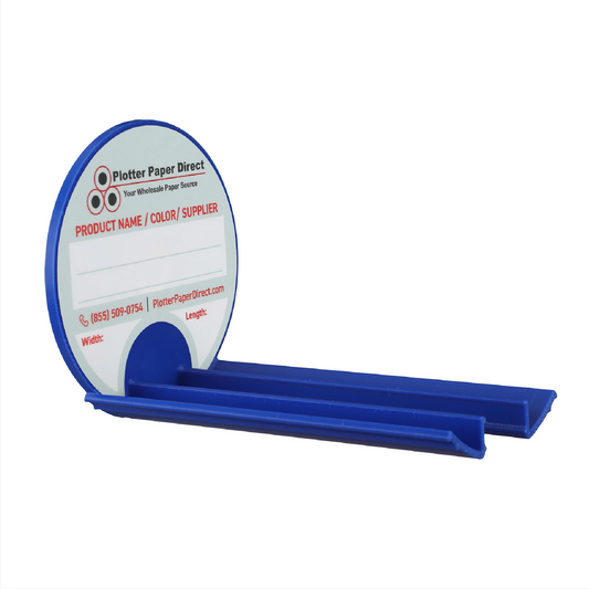 Blue Magnetic Wall Organizer for 2" & 3" Core Media Roll Lids – Space-Saving Storage for Print Shops, Vinyl Roll Accessories, Durable & Easy to Mount