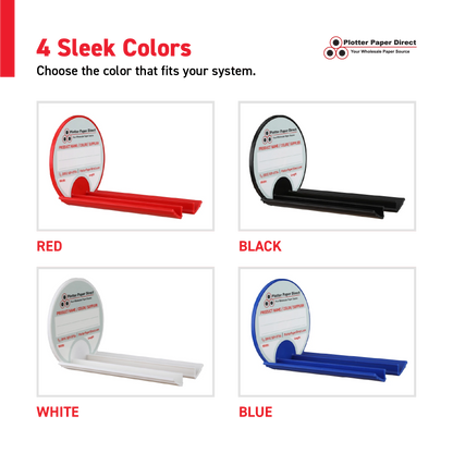 Blue Magnetic Wall Organizer for 2" & 3" Core Media Roll Lids – Space-Saving Storage for Print Shops, Vinyl Roll Accessories, Durable & Easy to Mount