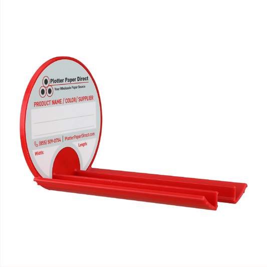 Red Magnetic Wall Organizer for 2" & 3" Core Media Roll Lids – Space-Saving Storage for Print Shops, Vinyl Roll Accessories, Durable & Easy to Mount