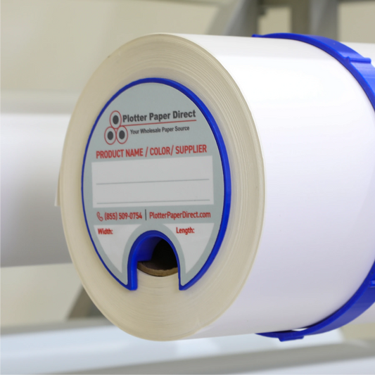 3" Core Rewritable Blue Lid for Media Rolls