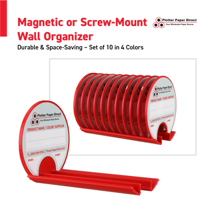 3" Core Rewritable Black Lid for Media Rolls