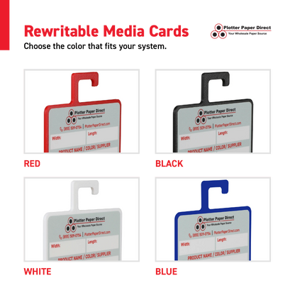 Blue MediaCards Hook Organizer, Store up to 10 MediaCards