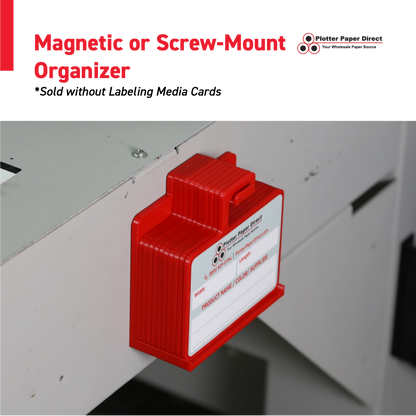 Blue MediaCards Hook Organizer, Store up to 10 MediaCards