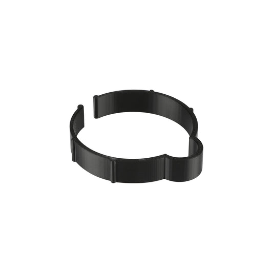 Black Vinyl Roll Retaining Clips, Quick-Release Plastic Media Holders, No Tape, No Damage, Fits 3" Core, Secures Up to 5" Diameter Rolls